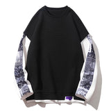 WIAOFELLAS  -  Men's Fake Two Piece Slim Fit Pullover, Autumn New Hoodie, American Fashion Street Top, Classic Hoodie Clothing