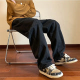 WIAOFELLAS  -  Spring Autumn New Black Blue Cargo Jeans Men Streetwear Denim Jogger Pants Baggy Harem Jean Trousers Cargo Pants Men