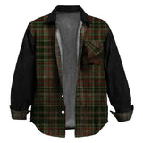 WIAOFELLAS  -  Autumn Winter Fashion Woolen Jackets For Mens Clothes Casual Loose Long Sleeve Button Outerwear Men Vintage Print Cardigans Coat