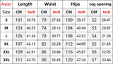 WIAOFELLAS  -  American Style Men's Jeans Printing Contrast Color Casual Wide Leg Bottom Straight Baggy Male Denim Pants Niche
