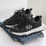 WIAOFELLAS  -  Men Casual Sneakers Platform Running Sports Shoes Fashion Male Lace Up Chunky Tennis Walking Sneakers Comfortable Outdoor Shoes