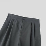 WIAOFELLAS  -  2025 American Style Sets Stylish Men's Sleeveless Vests Shorts Casual City Walk Male Double Breasted Suit 2 Pieces S-5XL