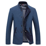 WIAOFELLAS  -  New Spring Autumn Thin Military Windbreaker Men Thin Stand Button Casual Slim Fit Jacket Plus Size 4XL Jaqueta masculina