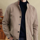 WIAOFELLAS  -  Top Quality Vintage Jacket Men Coat Jacket Hunting Jacket For Men Casual Business Jacket Luxury Versatile Coat Jaqueta Masculina
