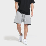 WIAOFELLAS  -  Cotton Summer Pants Men Breathable Light Cool Calf-Length Short Sweatpants 4/5 Straight Loose Casual Cropped Trousers