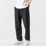 Wiaofellas  -  Chinese Style Spring Summer Cotton Linen Casual Pants Male Loose Retro Thin Plus Size Straight Trousers Men Clothing