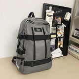 WIAOFELLAS  -  Backpack Men's Multifunctional Short-distance Travel Bag Schoolbag Simple Student Class Bag Large Capacity Mountaineering Bag