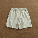 WIAOFELLAS  -  Summer American casual heavy asymmetrical elastic waist short pants men loose fashion high street sports fifth pants