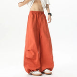 WIAOFELLAS  -  Unisex Pants Wide Leg Athletic Lounge Pants Spring Summer Lightweight Stretch Waist Casual Sportswear Joggers Loose Thin Comfort