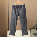 Wiaofellas  -  Summer Waterproof Hiking Cargo Pants Men Work Sweatpants Straight Joggers Sports Streetwear Loose Drawstring Pants Men Trousers