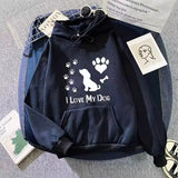WIAOFELLAS  -  New Hot Sale Of The Season Loose Couple Hoodie Sweatshirt Men Women Autumn Winter Polyester Fiber Full Sleeve 3D Sound Decoratio