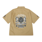 Wiaofellas  -  Harajuku Short Sleeve Summer Overalls Men and Women Lapel Pocket Casual Workwear Shirt Oversized Cotton Loose Blouses