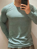Wiaofellas  -  Men European Henry Short Sleeve T Shirt Plaid Shorts Set Summer Outdoor Casual Outfit