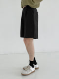 WIAOFELLAS  -  Summer Suit Shorts Men Fashion Social Mens Dress Shorts Korean Loose Straight Casual Shorts Mens Office Formal Shorts M-2XL
