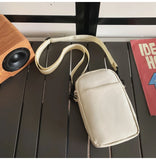 WIAOFELLAS  -  Crossbody bag men's lightweight simple shoulder bag fashion mobile phone bag sports purse multifunctional neck bag