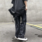 WIAOFELLAS  -  Vibe Trend Brand Gradient Tie Dye Jeans for Men Loose Fit Plus Size High Street Couple Wide Leg Straight Leg Camouflage Dad