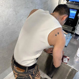 Wiaofellas  -  Mens Street Tie-Dye Tight-Fitting Sports Vest Genderless Sexy Fashion Youth Trendy Casual Printed Comfortable Vest Unisex