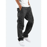 Wiaofellas  -  Summer New Men's Overalls European American Pants Drawstring Multi-pocket Casual Trousers