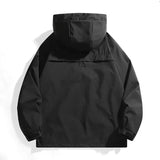 WIAOFELLAS  -  Spring Autumn Outdoor Waterproof Hooded Jacket Men Windbreaker Coat Breathable Fishing Camping Windproof Jackets Couple Outwear