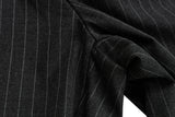 WIAOFELLAS  -  High Street Striped Chain Hanging Suit Trousers for Men Patchwork Straight Loose Casual Pants Oversized Wide Leg Cargos