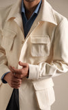 WIAOFELLAS  -  Luxury Italian Fashion Lapel Top Male Trench Coat Jacket Men Casual Office Jacket Men's Business Versatile Senior Mantel Wolle