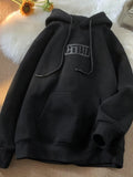 Wiaofellas  -  American Style Letter Printed Hoodies For Men Autumn Casual Cotton Fleece Oversized Sweatshirts Y2K Streetwear Sudadera Hombre