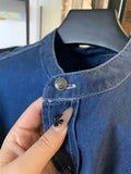 WIAOFELLAS  -  Summer Lightweight Breathable Lyocell Cotton Denim Shirts Men Women Loose Casual Short Sleeve Vintage Shirts Cityboy Blouses