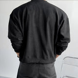 WIAOFELLAS  -  Men Shirt Solid Hollow Out See Through Long Sleeve Men Clothing Sexy Streetwear Fashion Party Casual Tops Male Shirts