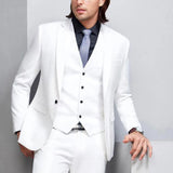 WIAOFELLAS Dark Grey Men Suit Slim Fit Smart Casual Business Formal Party Prom Blazer Jacket 3 Pieces Summer Wedding Groom Tuxedos 20