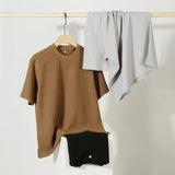 WIAOFELLAS  -  Summer Casual Men's Short Sleeve T-shirt Streetwear Cotton Round Neck T shirt Tops Tee Man Clothes