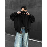 WIAOFELLAS  -  Spring Black Jacket Men Fashion Retro Pocket Workwear Jacket Men Streetwear Hip-hop Loose Bomber Jacket Mens Short Jackets Coat