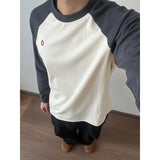 Wiaofellas  -  Unisex Double-Sided Velvet T-Shirt, Lightweight Thermal Base Layer, Raglan Sleeve Brushed Fleece, Winter Comfort