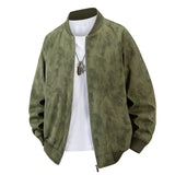 WIAOFELLAS  -  Fashion Print Bomber Jacket Men Spring Autumn Baseball Collar Casual Outwear Male Zipper Jackets Chic Couple Motorcycles Coat