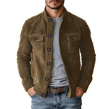 Wiaofellas  -  Spring Autumn New Men's Suede Jacket Classic American Retro Baseball Jackets Man New Casual Versatile Zip Up Cardigan Coat