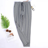 WIAOFELLAS  -  Men's Home Pants Cotton Autumn Spring Sleep Bottoms Male Plus Size Casual Sports Trousers Sleepwear Pajama Pants for Men MY458