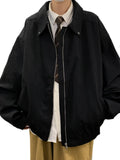 WIAOFELLAS  -  High-quality Fashion Handsome Spring Baseball Collar Business Casual Jacket Men's Youth Spring Coat Zipper Jacket C10