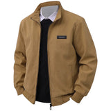 Wiaofellas  -  Business Man's Workwear Jackets Autumn Winter Multi functional Corduroy Shirts Jacket Long Sleeve Turn Down Collar Work Coat Man