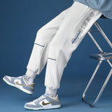 Wiaofellas  -  Casual Men's Autumn Winter Loose Fit Youthful Sle Sports Trendy Long Pants Cuffed Sweatpants Korean Version Teenager Brand