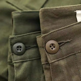 WIAOFELLAS  -  Spring Autumn American Vintage Men's Cotton Pants Make Old Loose Logging Cargo Trousers  Multiple Pockets Design Straight Pants