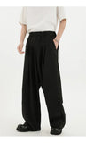 WIAOFELLAS  -  Black Suit Pants Men Oversized Fashion Social Mens Dress Pants Korean Loose Wide Leg Pants Mens Office Formal Trousers M-3XL