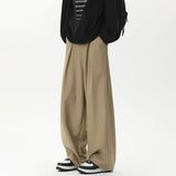 WIAOFELLAS  -  Oversized Suit Pants Men Fashion Society Mens Dress Pants Korean Loose Casual Wide Leg Pants Mens Office Formal Trousers M-3XL