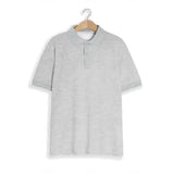 WIAOFELLAS  -  Men's Casual Short Sleeve Polo Shirts Solid Waffler Comfortable Outdoor Polos Male Streetwear Turn Down Collar Pull On Tees Tops