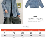 WIAOFELLAS  -  New Style Casual and Lazy Youthful Trend Big Pocket Temperament Denim Jacket Men's Fashionable and Handsome
