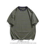 Wiaofellas  -  Summer Oversized T-Shirt Men Funny Harajuku Tshirt Streetwear Femme Striped Japan Hip Hop Loose Half Sleeve T Shirts Male