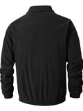 WIAOFELLAS  -  [Thick Corduroy College Style Jacket] Autumn and Winter Men's College Style Jacket in Corduroy, Versatile and Fashionable Top Suitable for Traveling, Parties, Shopping, Thick and Versatile with a Turned-up Coll