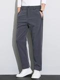 Wiaofellas New Autumn Casual Pants Men Outdoor Zip Pockets Stretched Nylon Golf Pant Big Size Straight Track Trousers Male Slacks 8XL