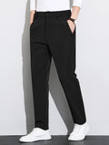 Wiaofellas New Autumn Casual Pants Men Outdoor Zip Pockets Stretched Nylon Golf Pant Big Size Straight Track Trousers Male Slacks 8XL