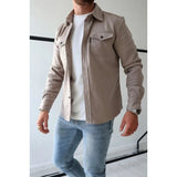 Wiaofellas New Autumn and Winter European and American Men's Wear Youth Casual Men's Shirts Fashion and Handsome Men's Wear