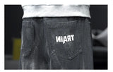 Wiaofellas Autumn New Men's Denim Pants Tripe Loose Large Size Pocket Stretchy Breathable Personality Fashion Casual Male Wide Leg Pants