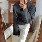 Wiaofellas Autumn Sweaters Men Pullover Fashion O-Neck Slim Sweater Knitwear Jumper Male  Solid Long Sleeve Knitted Pullover Tops G49